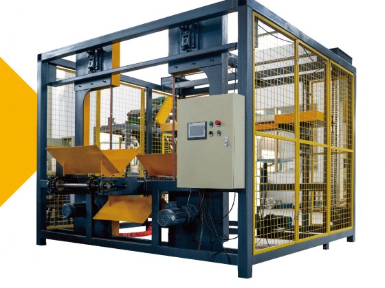 CNC rock wool pipe shell end cutting and grooving machine